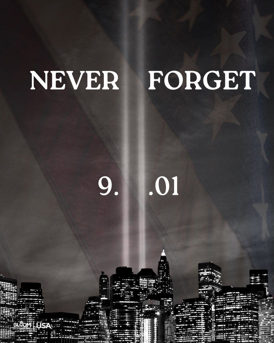 Today, we pause to honor the lives lost and the courage shown on September 11, 2001. We will never forget. 🕯️🇺🇸

#911day #NeverForget