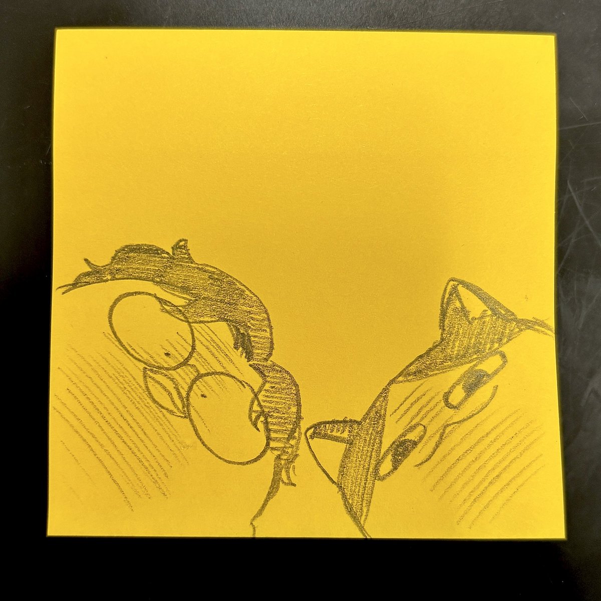 i like to doodle my bf and i as little blobs in my planner and post it notes sometimes 😙