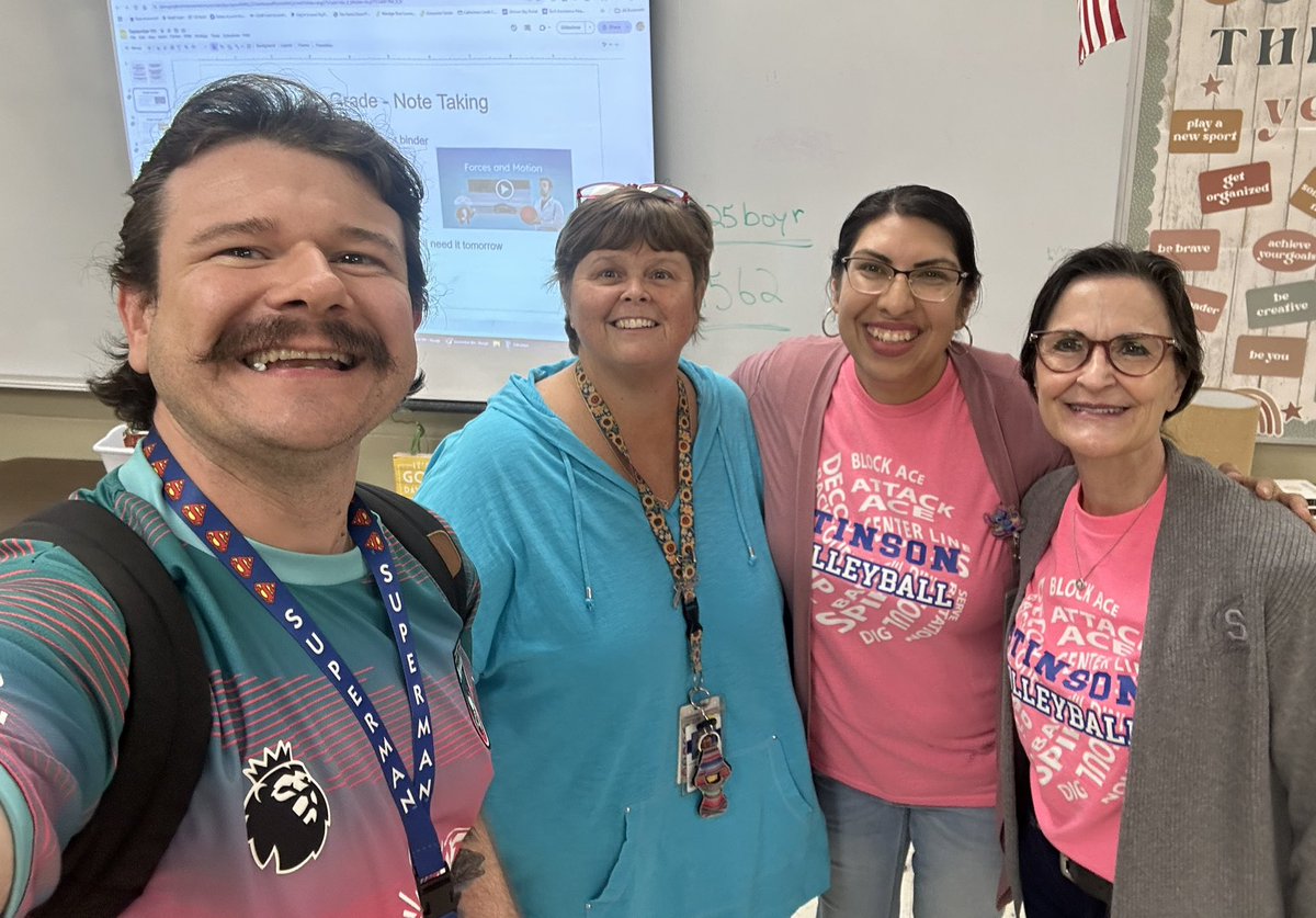 MsGarcia65's tweet photo. AVID Spirit  Week  👖AVID 🎓#YourFutureIsBright 🌟#SkyhawkPride 💙💚  @NISDStinson 🏫#WhatABlessing 🙏🏼#NorthsideUnstoppable 💪🏼#SkyhawkPride 💙💚#Thirty_Two_rrific_Years 
🥉🥈#TeachYourHeartOut ❤️ #VHawks 🪽 #imsogladwehadthistimetogether 👂🏼#mimiandcompany 💋 https://t.co/SAhMV0EuV9