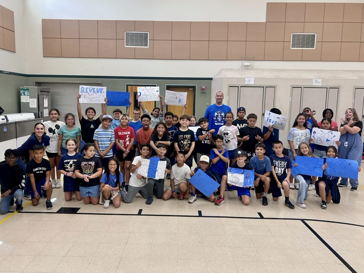 Our 4th graders were welcomed into their houses today and celebrated!!  #4Houses1HawkFamily #WeareBUSD #mchawks