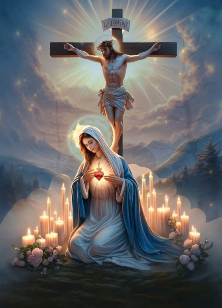 kính mừng Maria đầy ơn phúc Đức Chúa Trời ở cùng Bà, Bà có phúc lạ hơn mọi người nữ và Giêsu con lòng Bà gồm phúc lạ. Thánh Maria Đức Mẹ Chúa Trời cầu cho chúng con là kẻ có tội khi nay và trong giờ lâm tử. Amen.