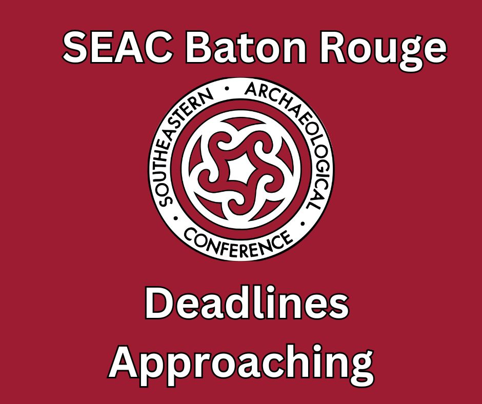 Deadlines are looming for SEAC 2025. Paper &amp; Poster abstracts must be submitted by Sept 21 &amp; early registration rates end Oct 10! Some conference affiliated hotels have early Oct deadlines. You can get all of the details, dates, and info on our website: buff.ly/SOIV9TD