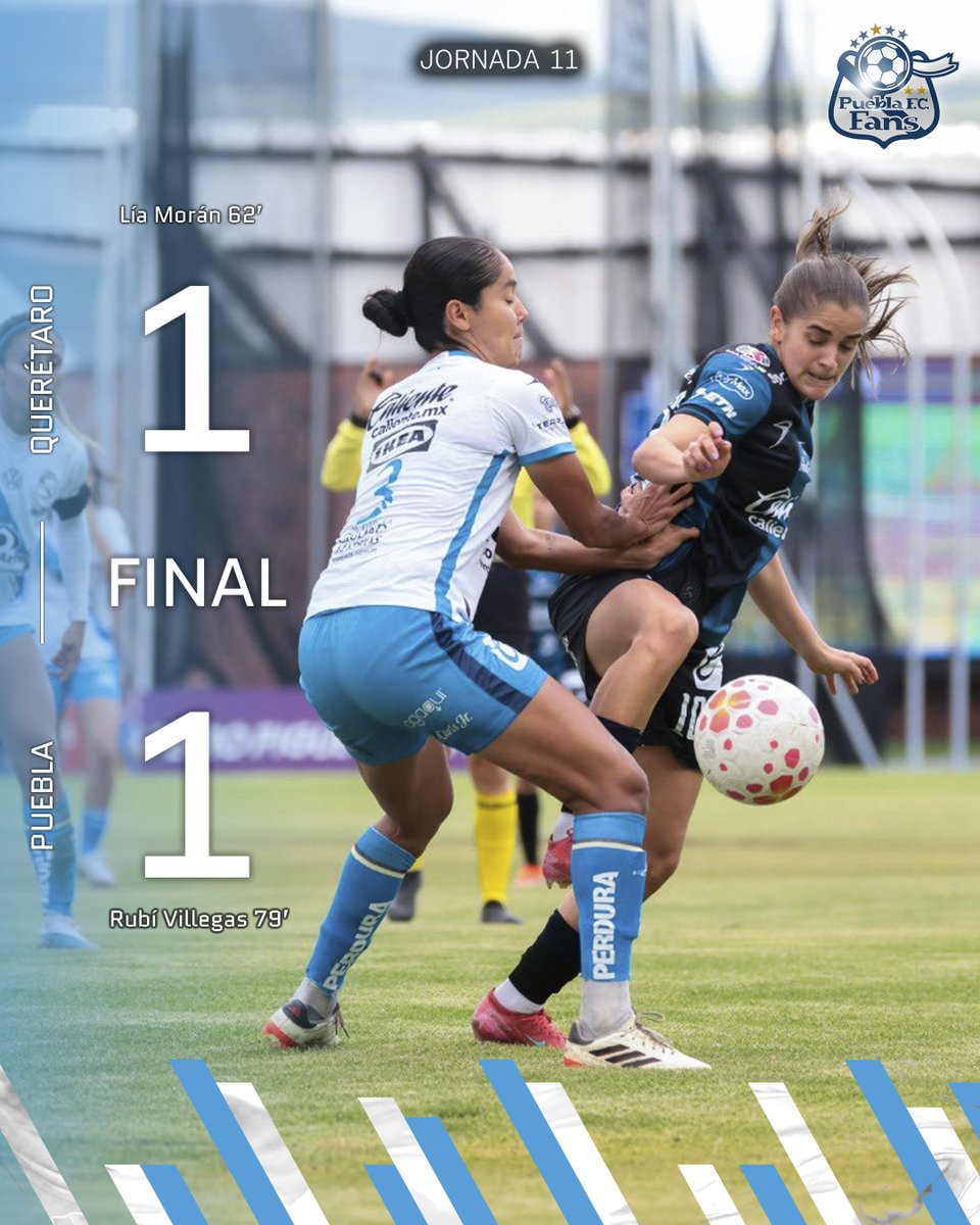 👏  SUMAN FUERA DE CASA

Las enfranjadas rescataron el empate en su visita a Querétaro y suman por segunda jornada consecutiva, sin mostrar contundencia en las oportunidades que generaron esta tarde. Próximo rival: Cruz Azul

#SoyPoblana🎽