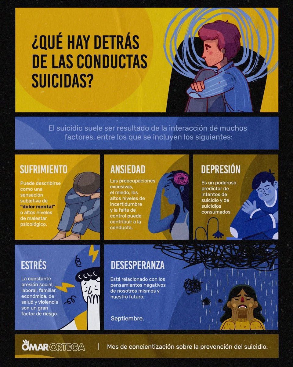OOA_Oficial's tweet image. Derribemos las barreras del estigma y construyamos una cultura de comprensión y apoyo para prevenir el suicidio. 🎗️💛

De acuerdo con el @INEGI_INFORMA, en 2024 se registraron casi 9 mil defunciones por suicidio.

#SeptiembreAmarillo
#OOA #Edomex