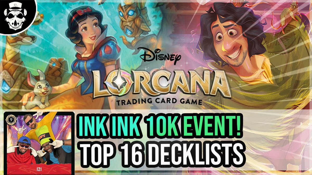 Lorcana Villain (@lorcanavillain) on Twitter photo Checking out the top 16 decklists from the Ink Ink Open which I had the pleasure to attend and cast!
Also featuring some footage that I took while there!
<a href="/TeamInkInc/">Team Ink Inc.</a>
🔽🔗
#lorcana Checking out the top 16 decklists from the Ink Ink Open which I had the pleasure to attend and cast!
Also featuring some footage that I took while there!
<a href="/TeamInkInc/">Team Ink Inc.</a>
🔽🔗
#lorcana