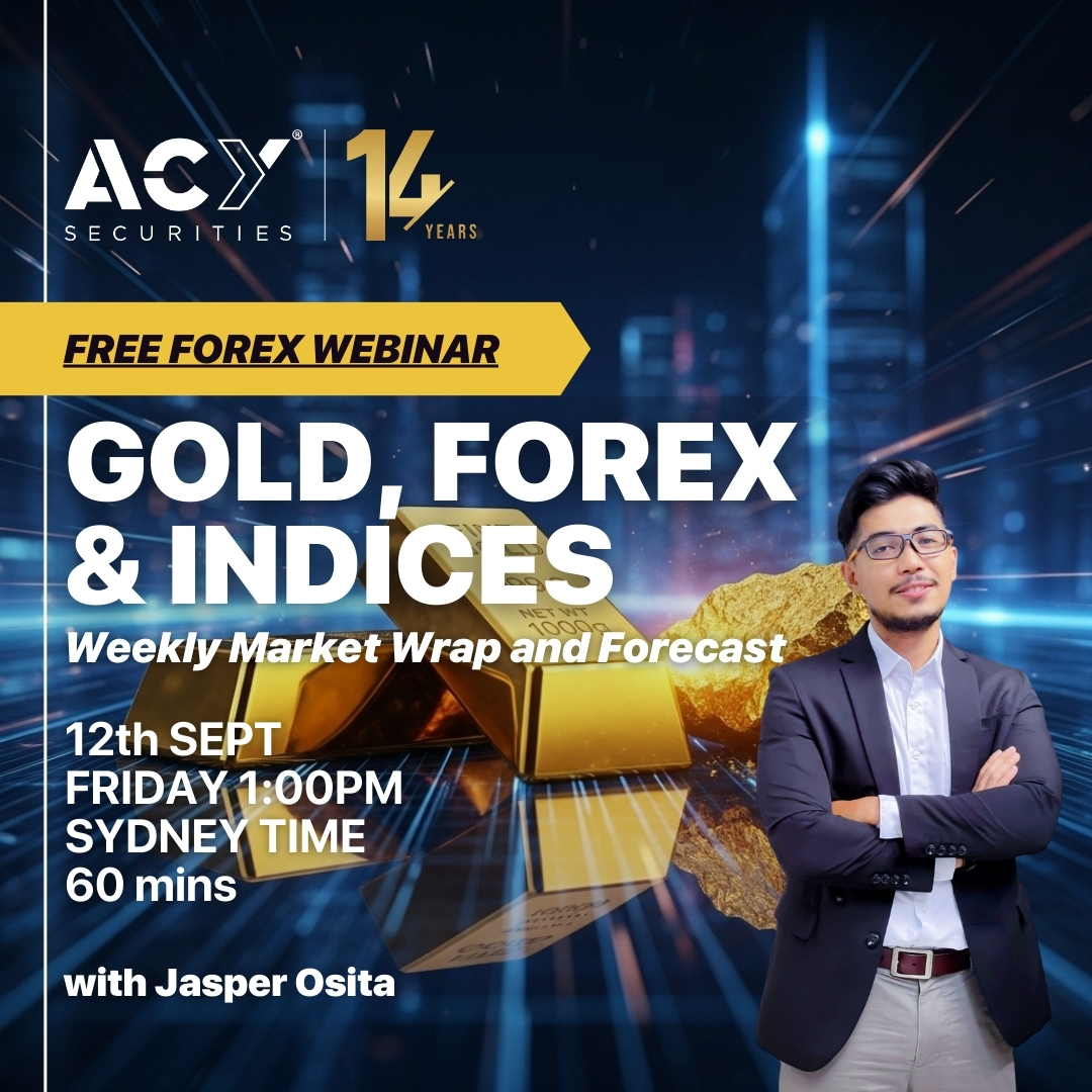 ⚡ Don’t Trade Blind Into Next Week! ⚡

This Friday, 12 Sept at 1:00PM (Sydney time), join Jasper Osita for a 60-min live webinar:

📊 Weekly Market Wrap – Key moves in Gold, Forex &amp; Indices
📈 Forecast &amp; Technical Breakdown – Price action, levels to watch, and macro drivers