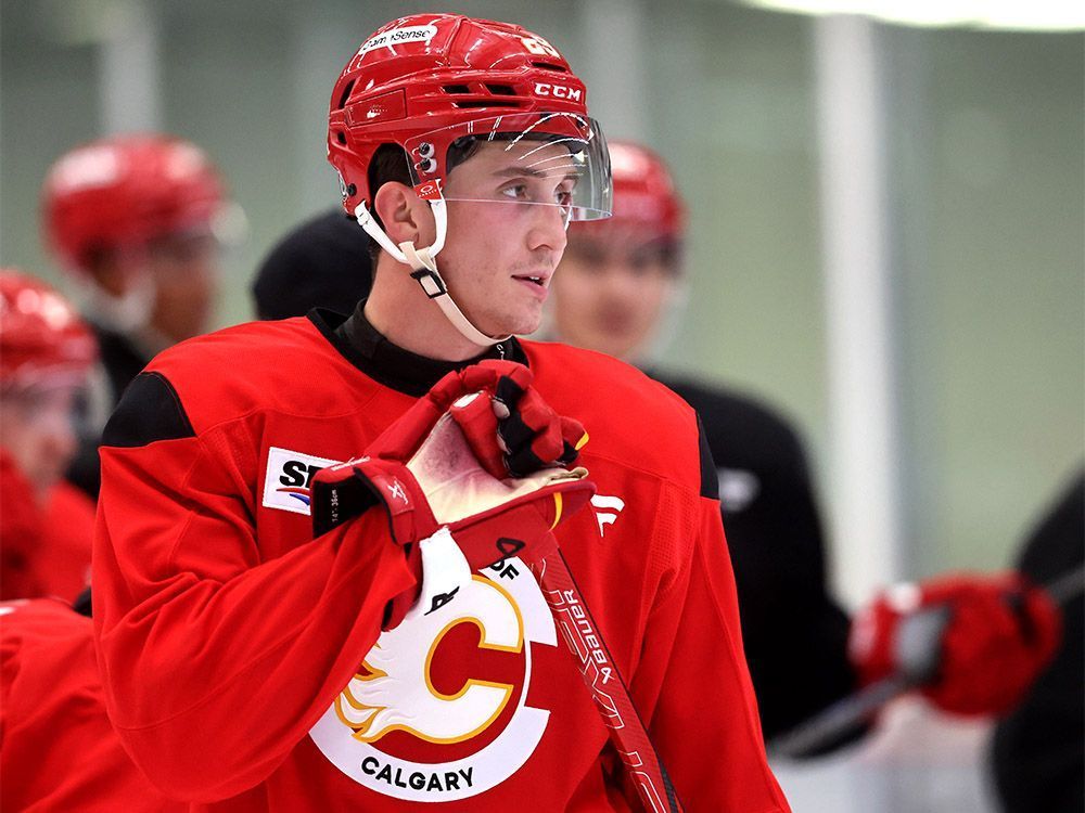 Can #Flames hopeful Sam Honzek repeat his performance from last fall? calgaryherald.com/sports/hockey/…