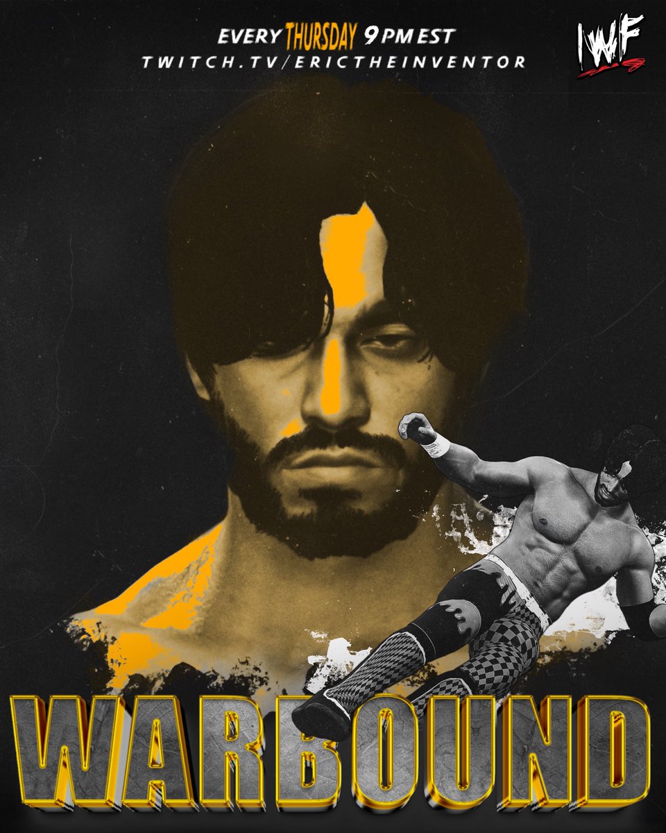 IWF on Twitch (@iwfuniverse) on Twitter photo HERE WE GO‼️
#ThursdayNightWARBOUND STARTS NOW! 🟡
<a href="/SolaflareIWF/">Sola lucevra</a> BATTLES *IN* THE RING - WILL <a href="/Shadow_plays05/">Louis Mills</a> CRY THE RAINBOW - <a href="/IWFsAngelOK/">Angel Olivia Kelley</a> NEEDS A WIN - <a href="/Kovtara_IWF/">Kova El</a> MAIN EVENTS + MORE! 👀
HIT THE MERCH BOOTH - GET TO YOUR SEATS!
twitch.tv/erictheinventor HERE WE GO‼️
#ThursdayNightWARBOUND STARTS NOW! 🟡
<a href="/SolaflareIWF/">Sola lucevra</a> BATTLES *IN* THE RING - WILL <a href="/Shadow_plays05/">Louis Mills</a> CRY THE RAINBOW - <a href="/IWFsAngelOK/">Angel Olivia Kelley</a> NEEDS A WIN - <a href="/Kovtara_IWF/">Kova El</a> MAIN EVENTS + MORE! 👀
HIT THE MERCH BOOTH - GET TO YOUR SEATS!
twitch.tv/erictheinventor