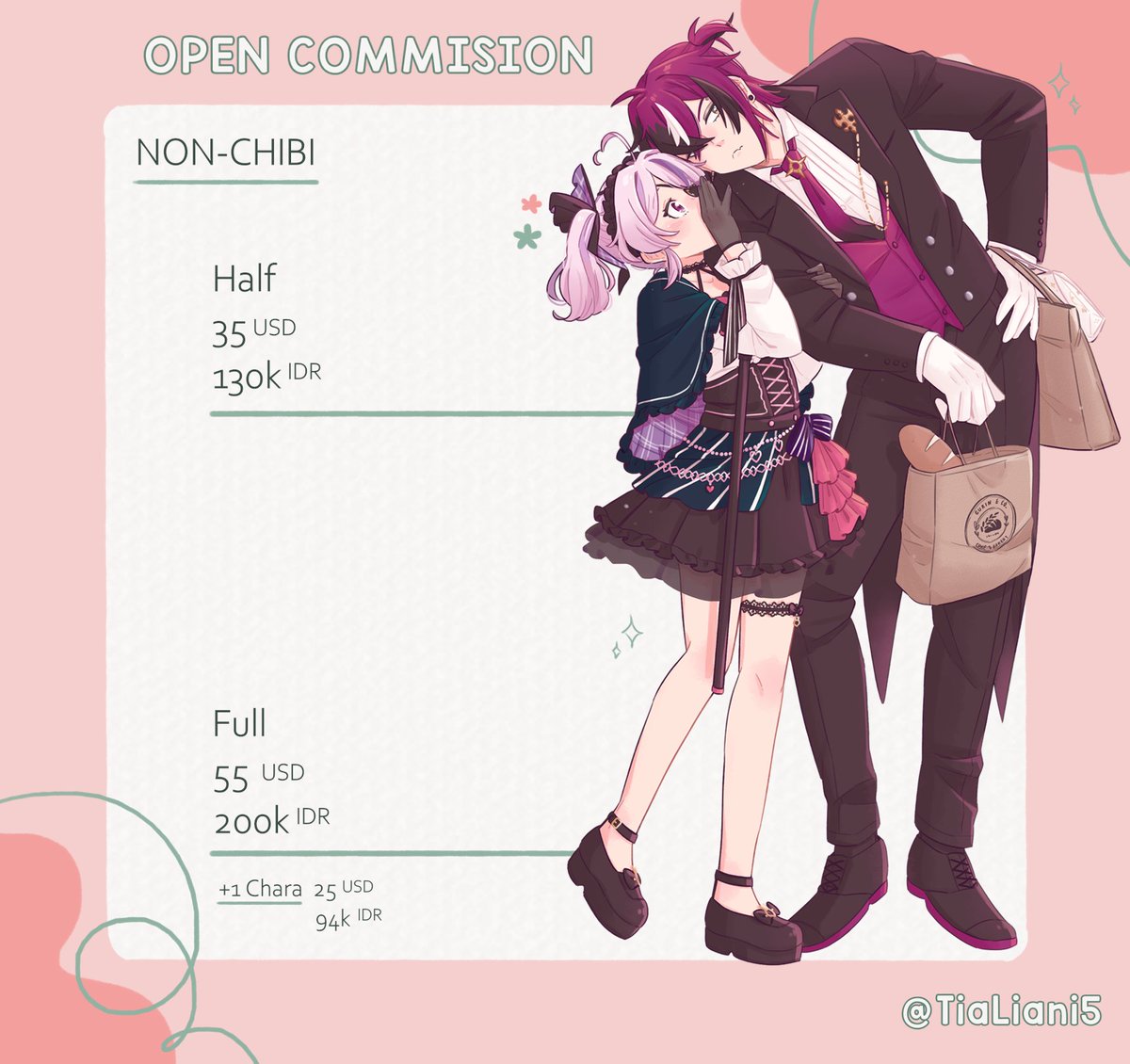 TiaLiani5's tweet image. 🩷 &amp;amp; 🔁 Appreciated!!
I'm opening another commission^^ DM is open if you're interested! Thank youu🫶✨