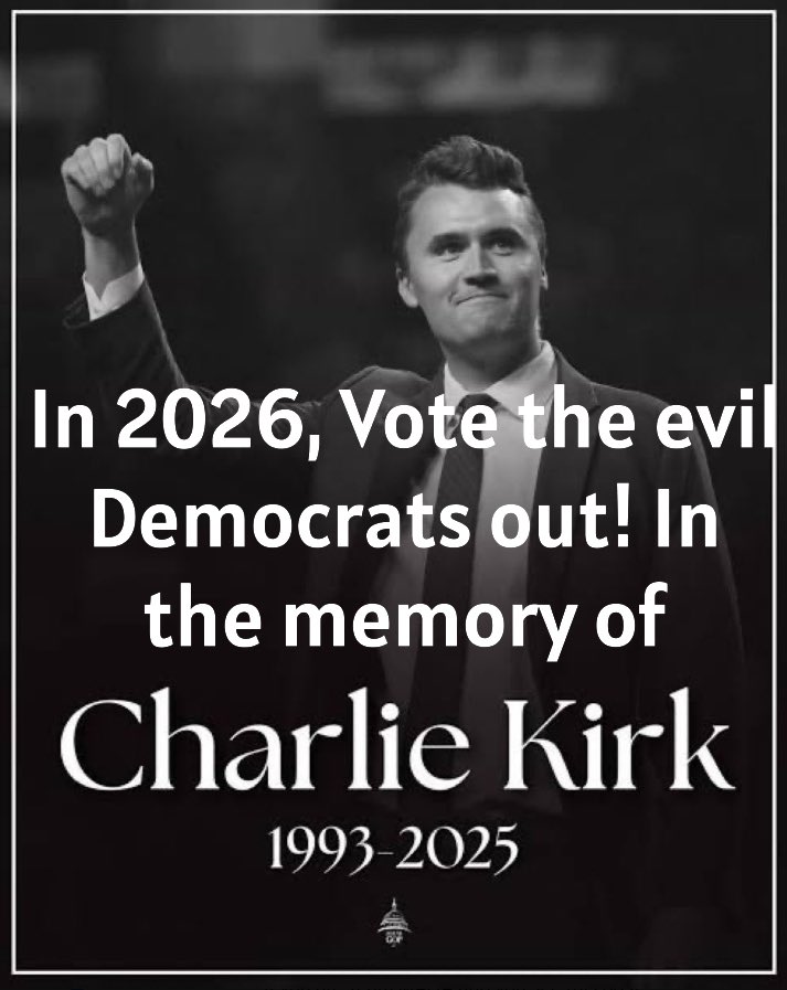 Hartland_mamma's tweet photo. @NancyMace @gcschools @libsoftiktok @mostlypeaceful Good. We’re done trying to work together. Their violent rhetoric has reached a breaking point to us legal patriot Americans! In honor of Charlie Kirk, everyone needs to GO Register as a Republican 🗳️🇺🇸#DemocratsAreEvil #RegisterRepublican #Walkaway
#IAMCHARLIEKIRK https://t.co/arGCbzwZZc