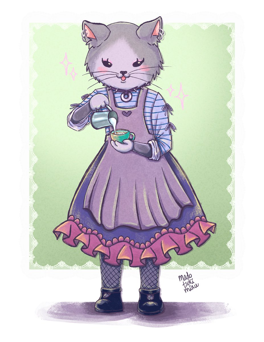 madotsukidoll's tweet photo. #CLIPSTUDIO #ilustration #ilustracion #ilustradora #ilustracionchile #ilustradorachile #gothart #goth #kawaii #coffeelover #conceptart #v60 #coffeeilustration #coffee #coffeedate #dripcoffee #filteredcoffee #pourover #brewedcoffee #hariov60 #coffeeartist #coffeepainting https://t.co/WzCJChrDvp