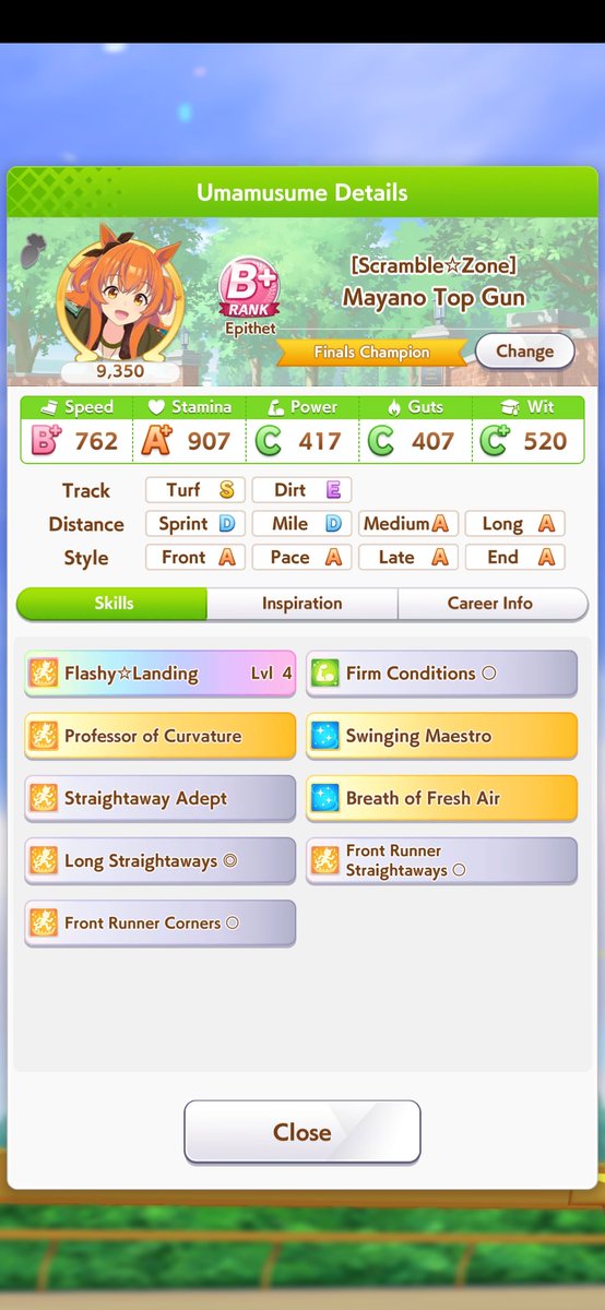 This run was a disaster, first year of rests were all 30 energy then i came second at the hopefull stakes which meant i need to run another race to get 10k fans next one i come 5th and are 300 short.
