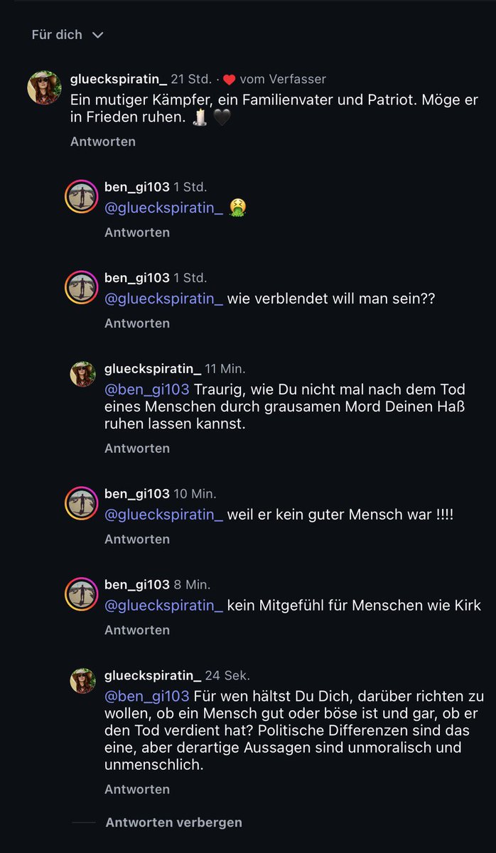 Ich präsentiere: die Guten ™️

#CharlieKirk