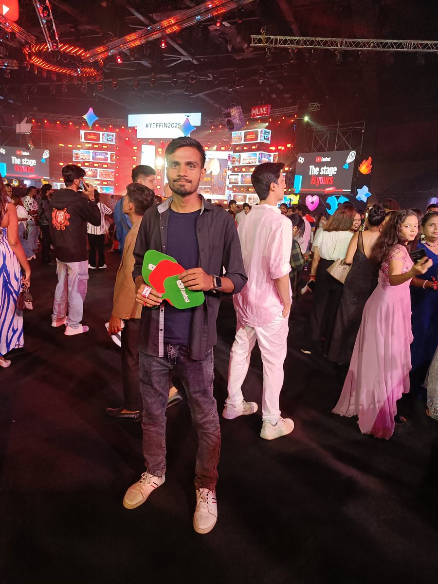 vicervikash's tweet photo. YouTube FanFest India 2025 🥳🥳🥳 #YTFF2025 #YTFFIndia https://t.co/hsk61Gtbo4