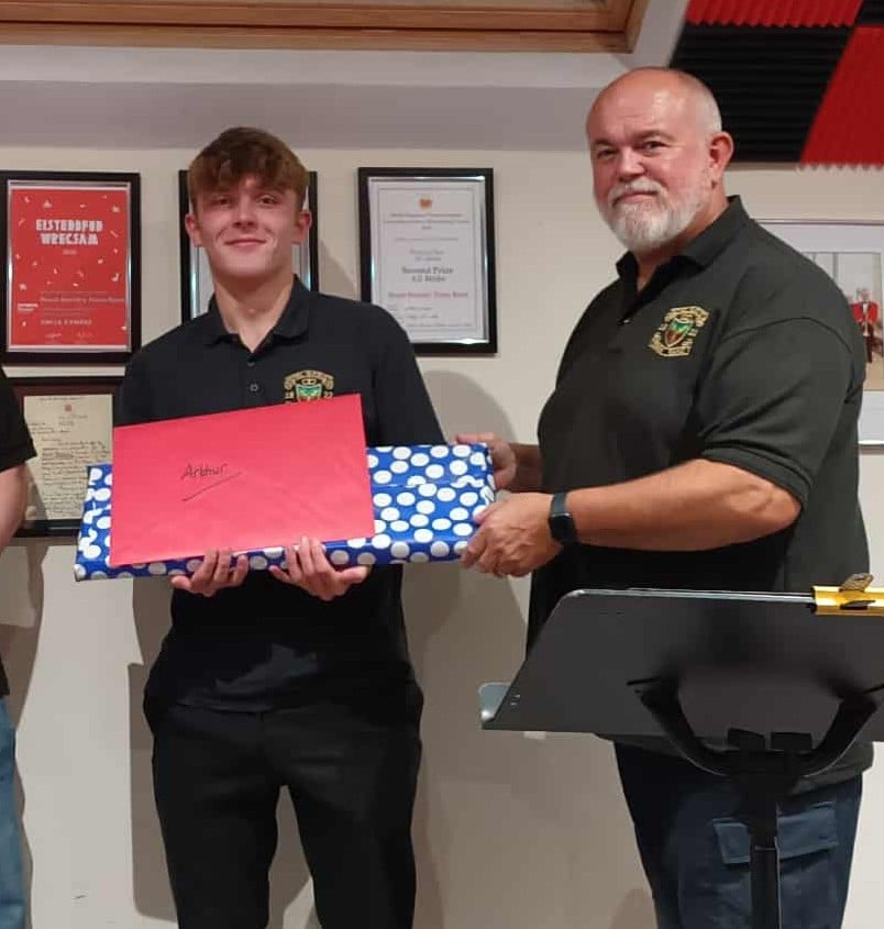 🎶 A bittersweet farewell to our Eb bass star Arthur at his last rehearsal before heading to Guildhall! So proud of him - &amp; grateful for the cakes, drinks &amp; memories he left behind. Go smash it, Arthur! 💫 #GoodLuck #NextChapter #brass #lowbrass