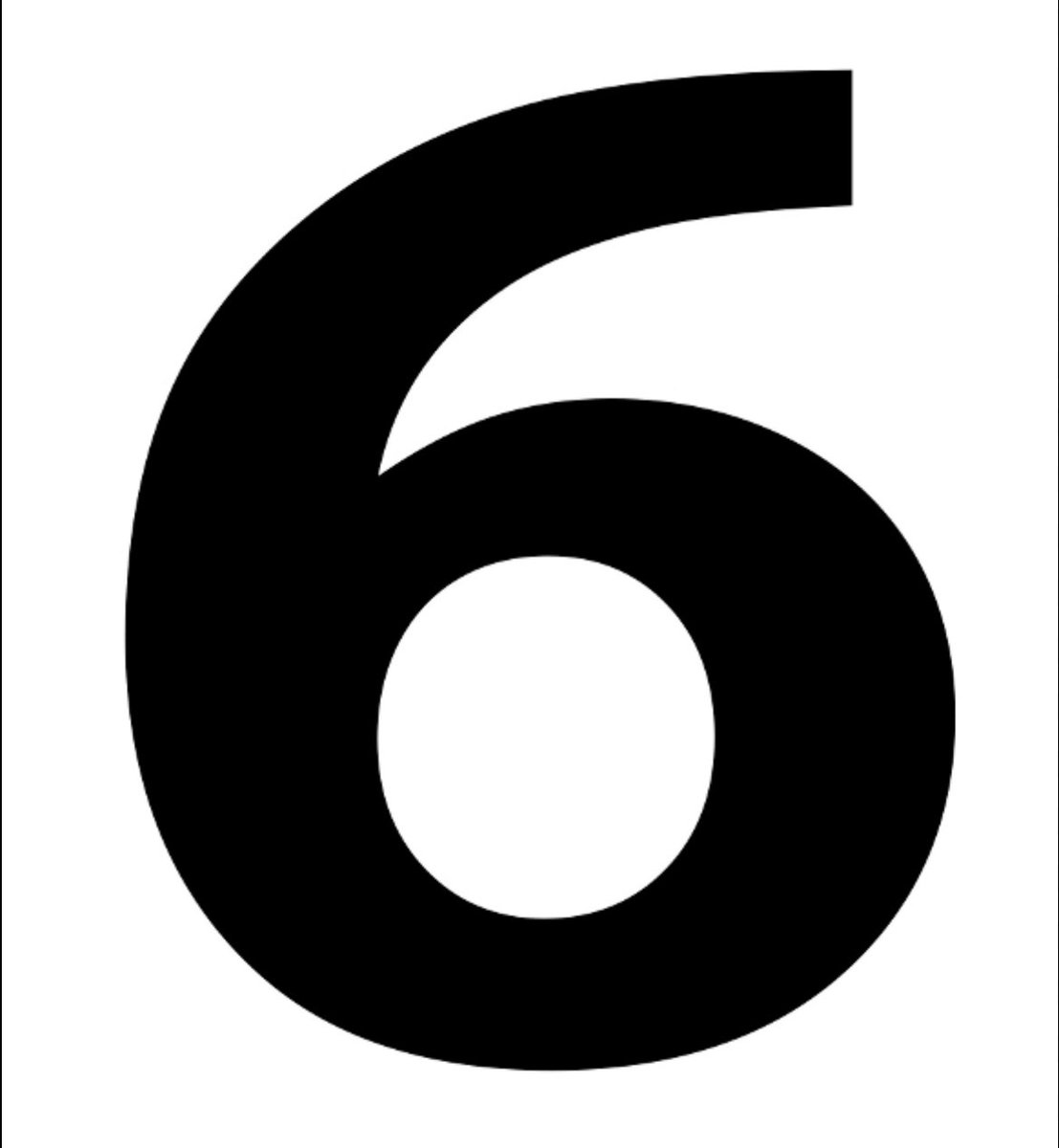 Who do you think of First when you see the number 6?
