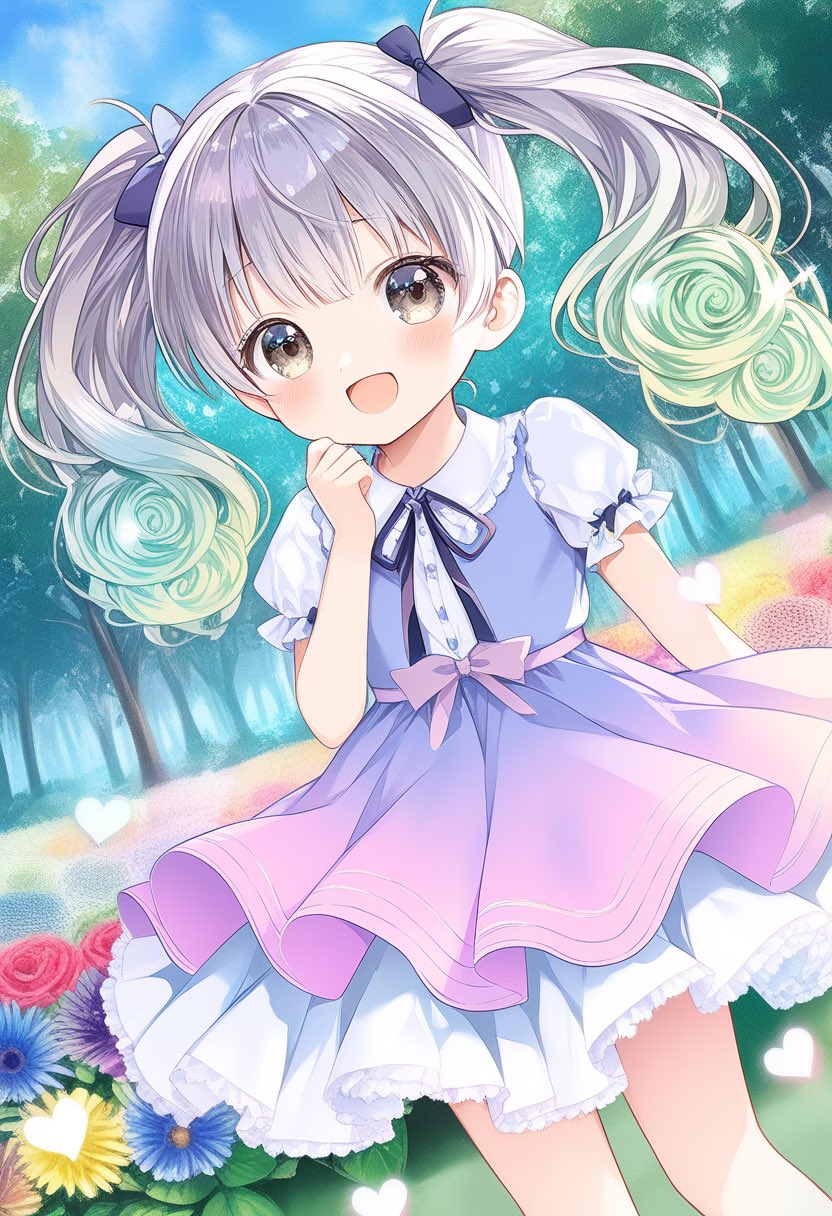 イラスト原画　優しく微笑む可愛い娘　 「スマイル」 イラスト原画 優しく微笑む可愛い娘 「スマイル」 オリジナル