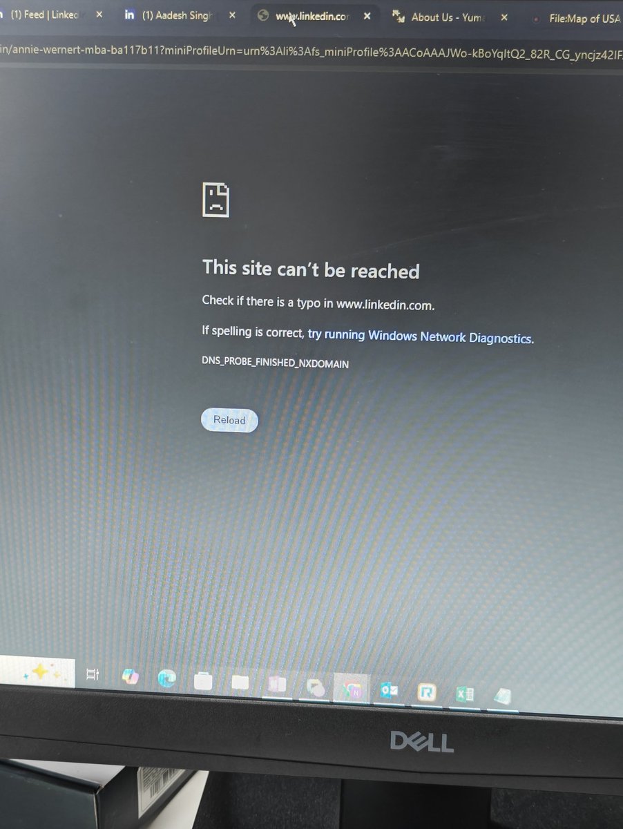 Muqtadir_AM's tweet photo. @LinkedIn @LinkedInIndia @LinkedInHelp 

Dear Team,

I'm writing to report an issue with the website. It has been live for over 30 minutes, and I'm consistently receiving the attached error. Could you please investigate this as soon as possible?

Thank you https://t.co/oNK2edLPst