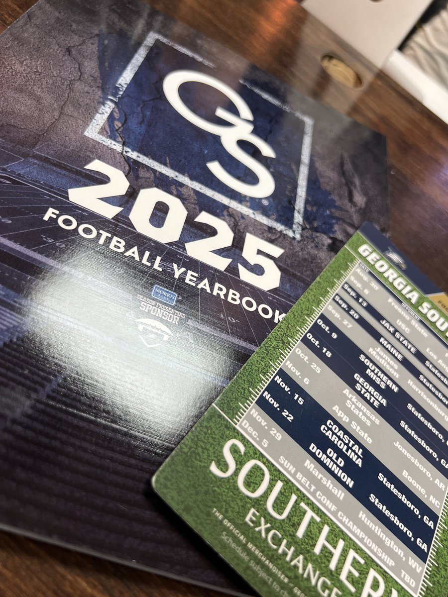 Southern Exchange Co (@sxcstatesboro) on Twitter photo 2025 <a href="/GSAthletics_FB/">Georgia Southern Football</a> Yearbooks are here and you know who’s got ‘em! Stop by any SXC location and pick yours up free as well as a schedule magnet. #GATA #BeatJax 2025 <a href="/GSAthletics_FB/">Georgia Southern Football</a> Yearbooks are here and you know who’s got ‘em! Stop by any SXC location and pick yours up free as well as a schedule magnet. #GATA #BeatJax