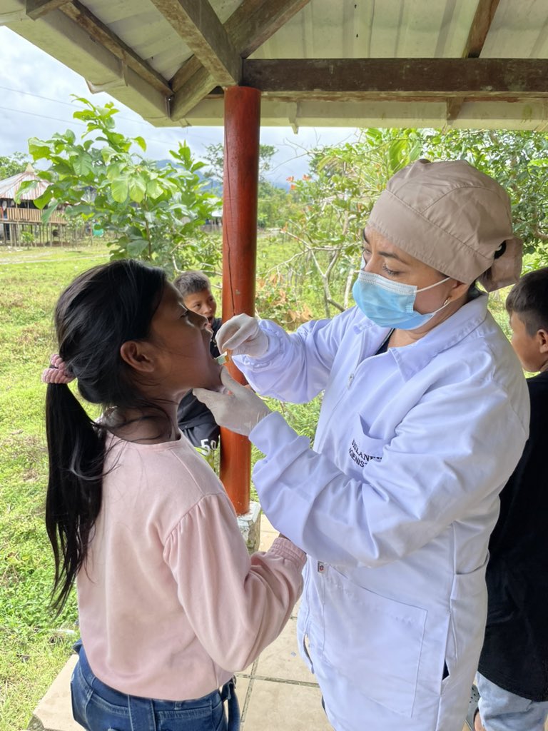 En medio de mucha alegría, lúdica, juego, danza y canto, además de atención integral en salud, celebramos el Día de la Niñez y la Adolescencia Indígena en el resguardo embera Jaikerazavi. 
<a href="/GobAntioquia/">Gobernación de Antioquia</a> con <a href="/de_mutata/">Alcaldía de Mutatá</a> @comfama <a href="/IndeportesAnt/">Indeportes Antioquia</a>