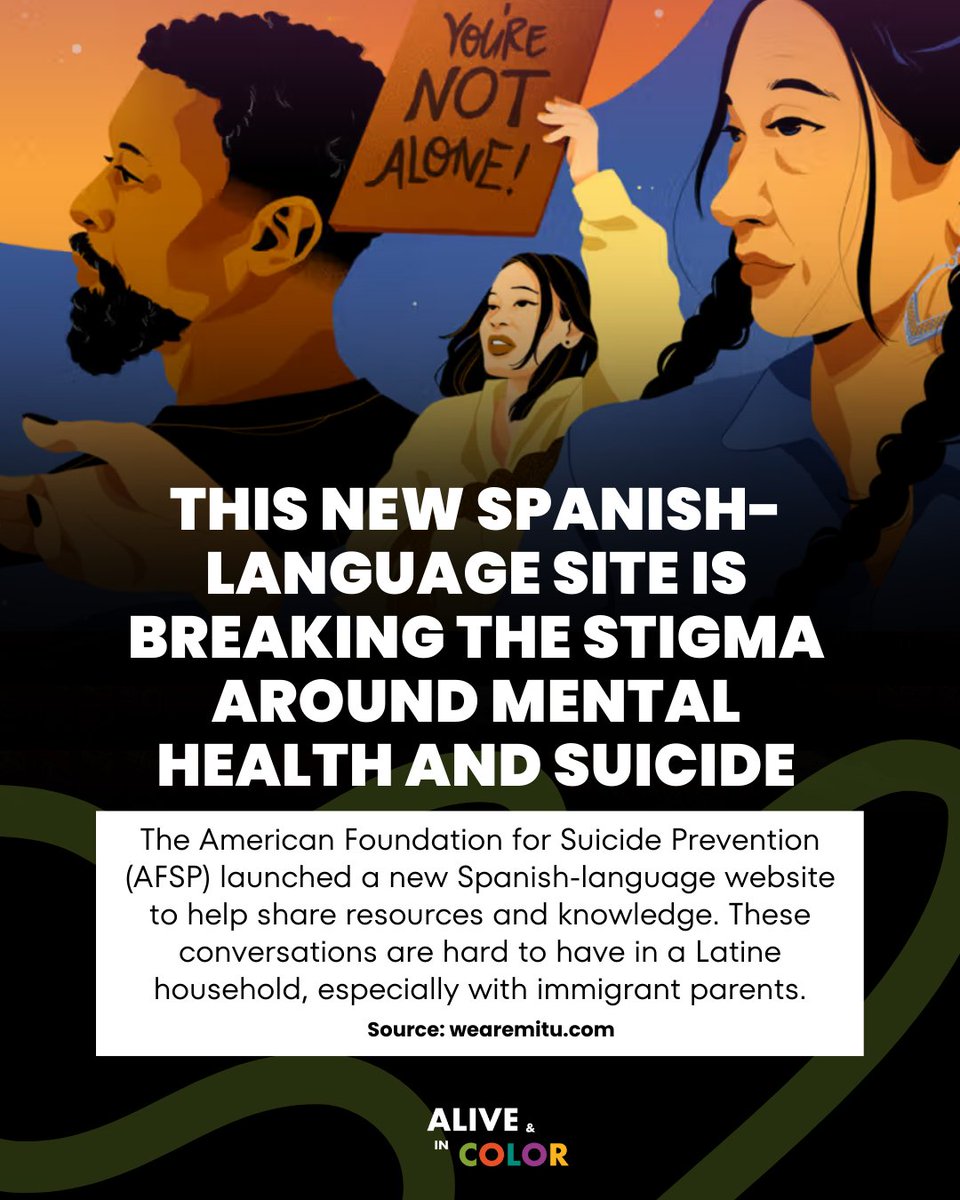 AliveAndInColor's tweet image. Did you know access to housing, food, internet, transportation, and paid leave are all connected to suicide prevention?

Swipe to see powerful stories from this week’s Weekly Watch. ➡️

Want full access? Join our free community. bit.ly/4nixwQJ