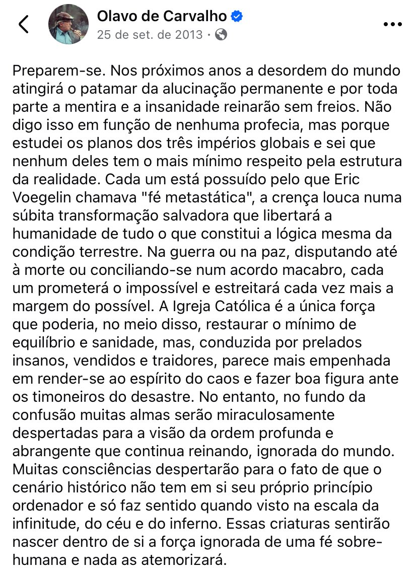 RicardoRoveran's tweet photo. Olavo tem muita razão. https://t.co/LpeIJYSnx7