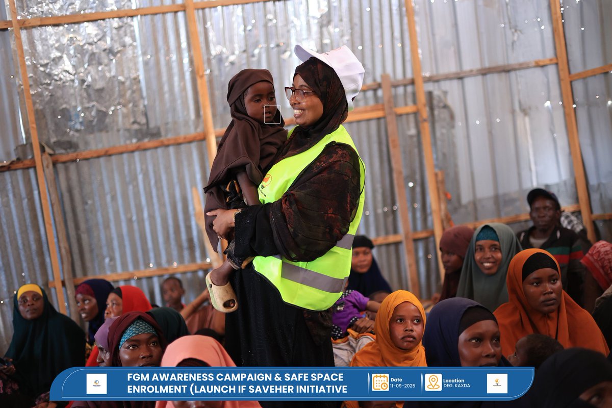 EmpowerRisehub's tweet photo. 100 girls at risk of FGM enrolled under #SaveHer Initiative in Kahda District.
Their voices are clear: End FGM Now.
100 Girls Safe = 1 Generation Stronger.
#BadbaadiAayada #EndFGM #YouthFor2030
@GConway_UN @GPtoEndFGM @fgm_global @UNFPA_SOMALIA @UNSOS_ @HerFutureFound1 https://t.co/2o0UwGKibT