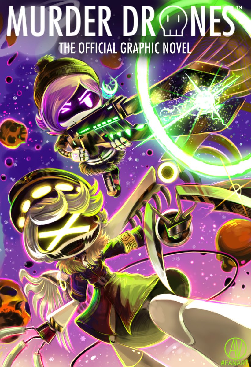 𝗡𝗘𝗪 𝗚𝗥𝗔𝗣𝗛𝗜𝗖 𝗡𝗢𝗩𝗘𝗟 𝗖𝗢𝗩𝗘𝗥!⚡️
In... my style! :D 💛💜
#Nuzi #SerialDesignationN #UziDoorman #MurderdronesN #MurderdronesUzi #Murderdronesfanart