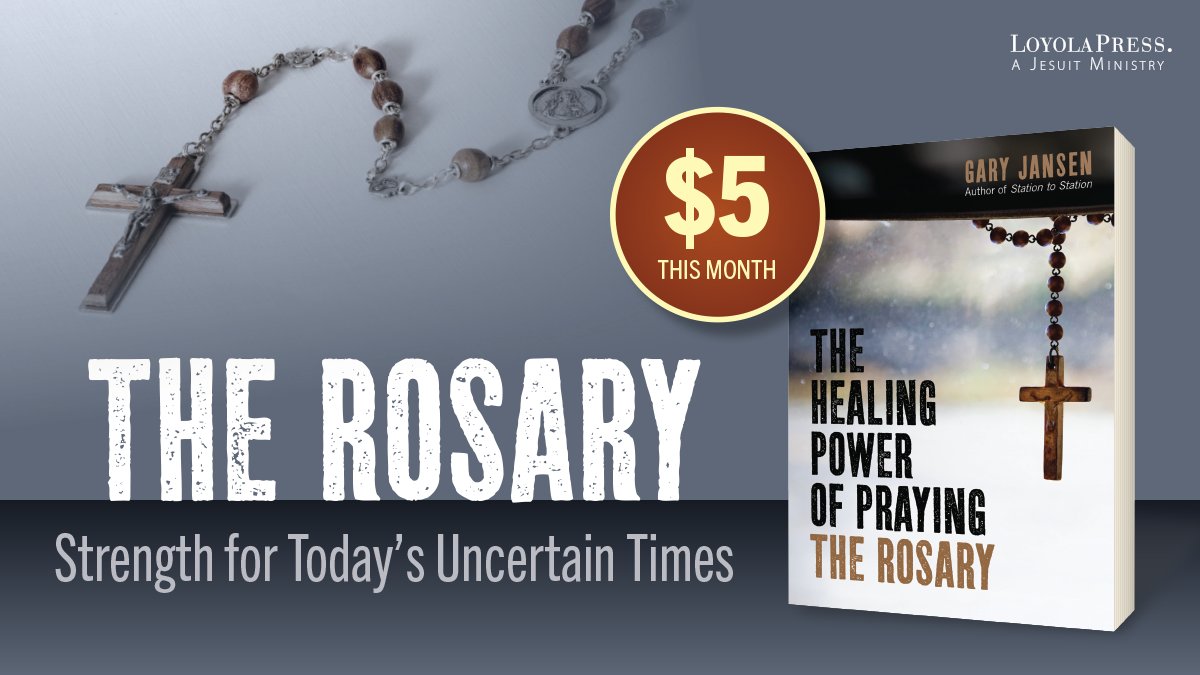 loyolapress's tweet photo. When the world feels heavy, prayer can lift you up.
Find comfort in "The Healing Power of the Rosary" by @GaryJansen—only $5 per copy for a limited time. https://t.co/u1UXxaMnOD

Discount auto-applied at checkout. Expires 10/31/25. U.S. only. Shipping &amp; handling applies. https://t.co/WfB9kUksM9