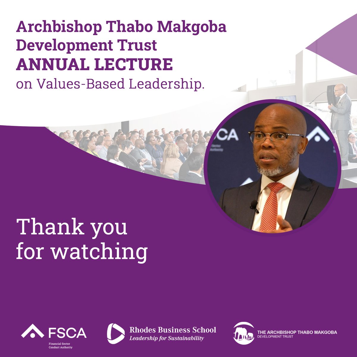 fscasouthafrica's tweet image. Thank you to everyone who joined us for the 11th Annual @ArchTrust Lecture, especially the students and academics from @RhodesUni and the community of Makhanda. 

A recording of the lecture will be available soon for those who couldn&apos;t attend or stream it live.

#FSCATalks