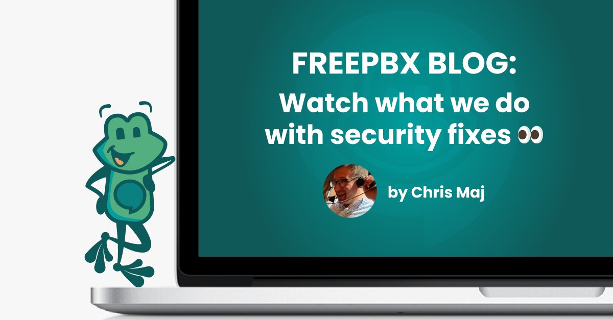 FreePBX's tweet image. Please update your systems! Multiple security fixes were released for FreePBX modules over the past couple of weeks, covering versions 15, 16, and 17.

Get all of the details here: hubs.ly/Q03J2Pkd0

P.S. The EOL date for FreePBX 15 is now extended to October 1, 2025.