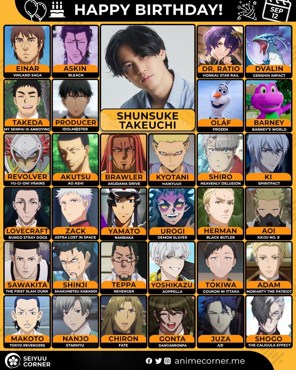 Happy 28th birthday Shunsuke Takeuchi! 🎉

Let's wish Takeshun all the best <a href="/takeshun81/">武内駿輔</a>

#ShunsukeTakeuchi #武内駿輔 #武内駿輔生誕祭2025