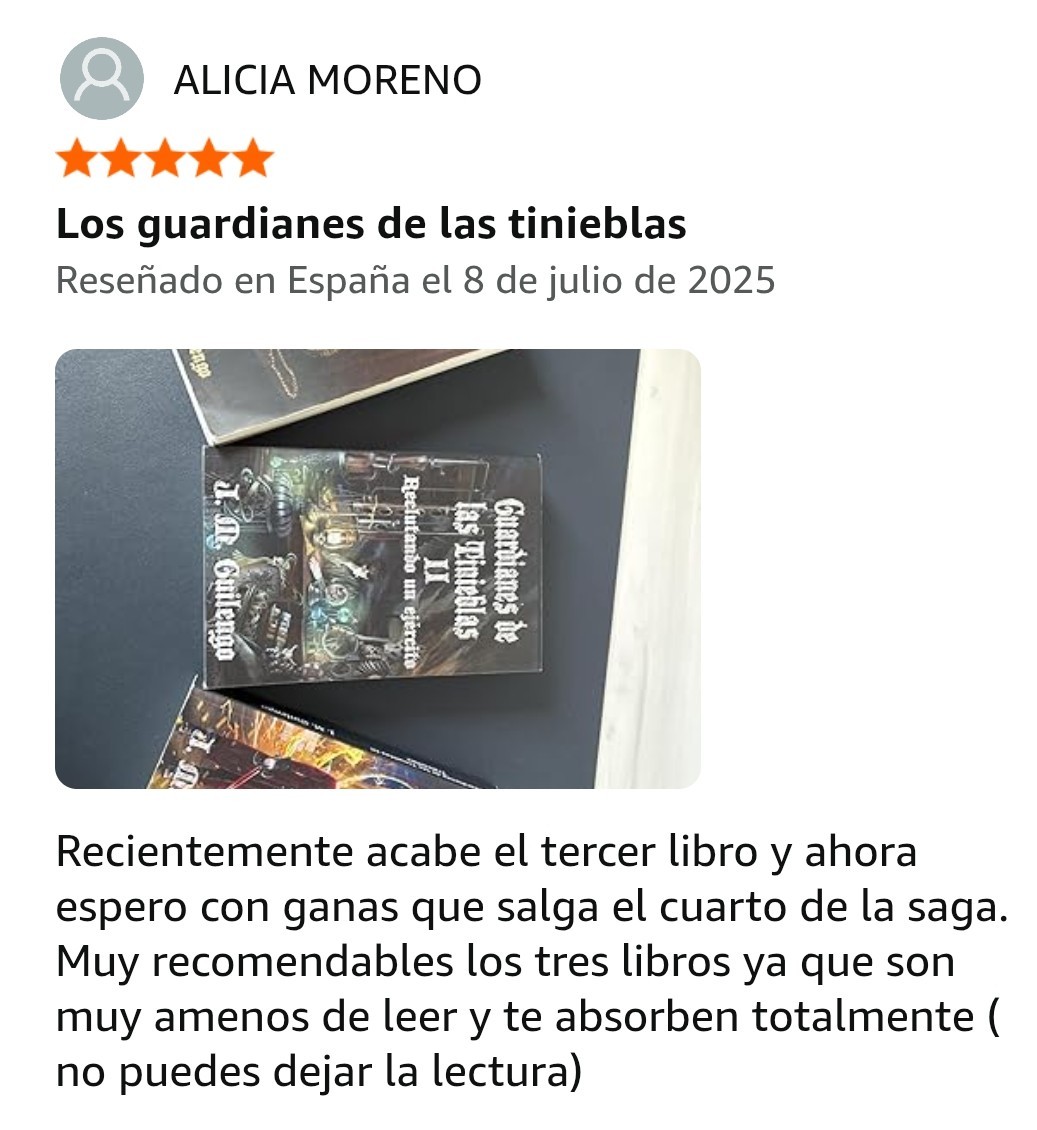 #Reseña 💬 Opinión de mi novela 'Guardianes de las Tinieblas III Traiciones' en Amazon
_
#reseña #reseñasdelibros #libros #librosrecomendados #librorecomendado #regalalibros #novelagotica #vampiros #vampire #vampirehunter #noveladeaventuras #fantasiaurbana #realismomagico