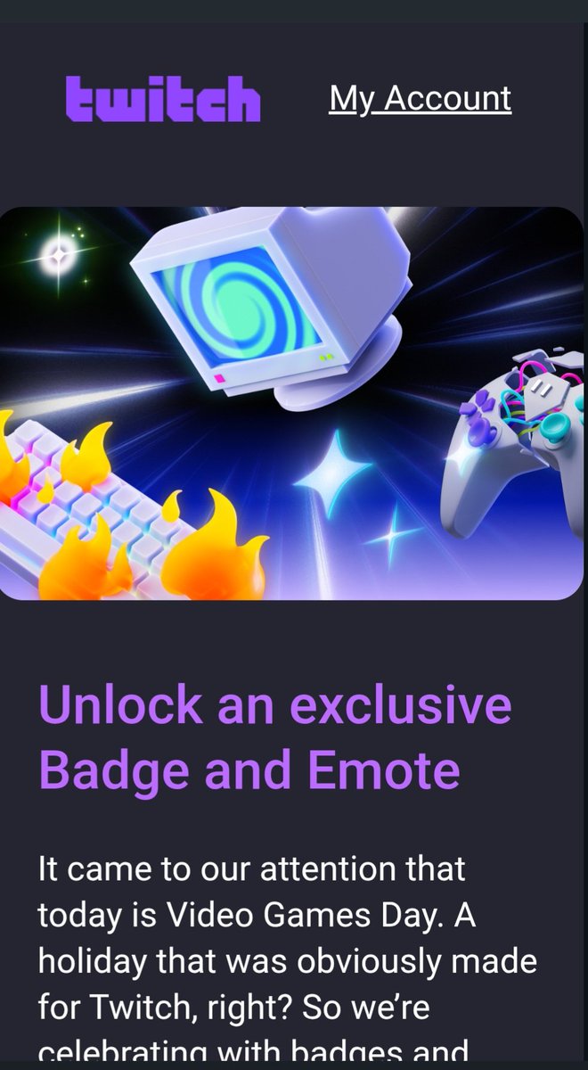 Twitch, I'm sure people don't wake up on 9/11 and say: "Oh shit bro, its video games day"