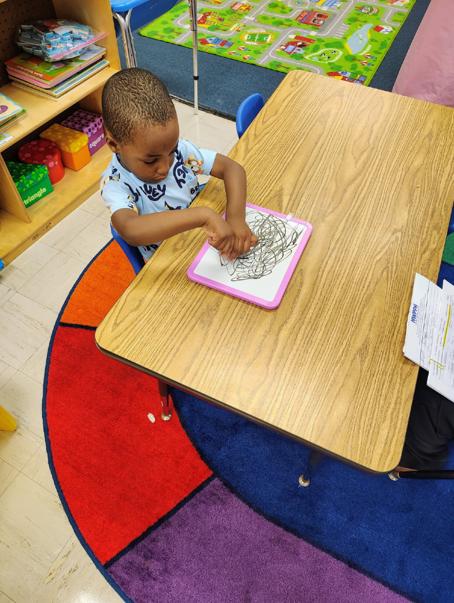 Exploring bubbles and markers. We learned some things float!
<a href="/UCPSNC/">Union County Public Schools</a> <a href="/AGHoulihan/">Andrew G. Houlihan</a>