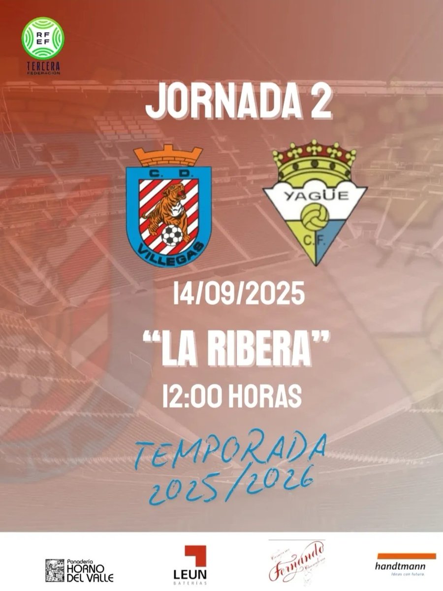 VillegasCD's tweet photo. Segunda jornada de tercera división. https://t.co/afXv0uppF2