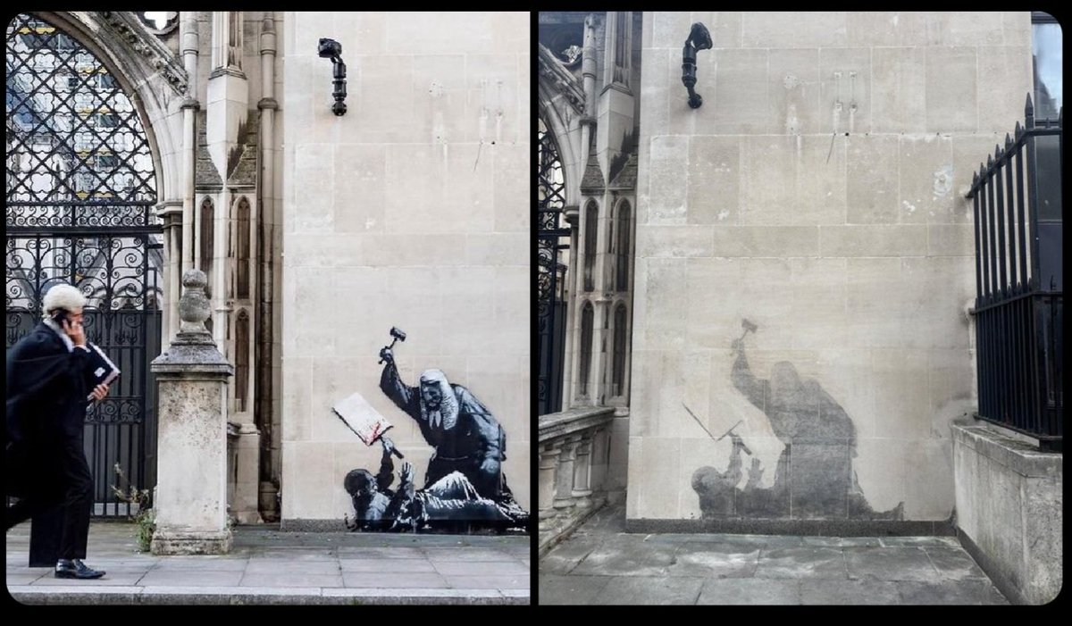 DawnButlerBrent's tweet image. When you try to erase something but you make it more powerful &amp;amp; poignant 😍 @banksy ✊🏿