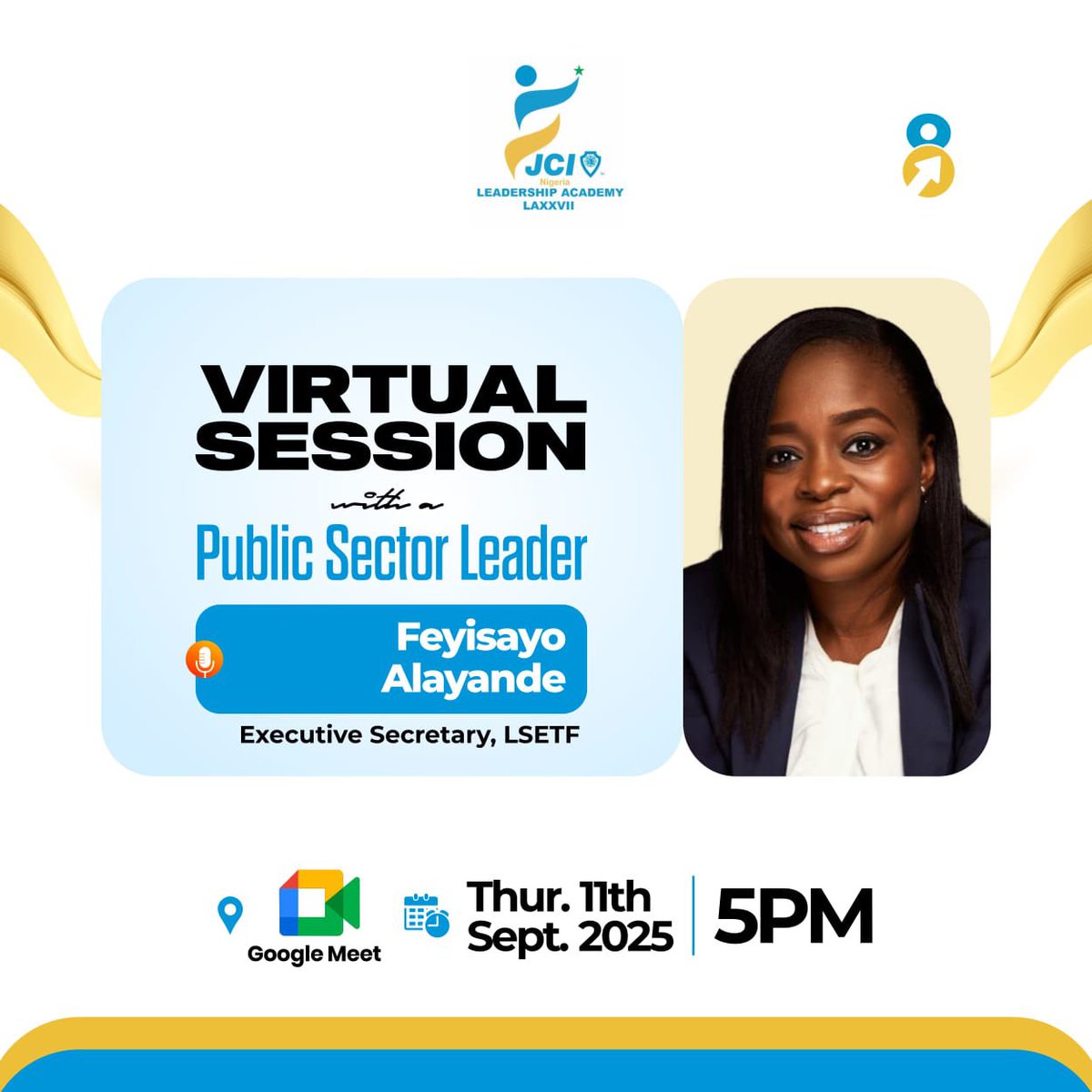 ibkotesile's tweet photo. The virtual sessions of the JCI Nigeria Leadership Academy end today but this is only the beginning. Lessons on service, influence &amp; partnerships have set the tone. On Thursday, we gather physically to fan the spark into flame. #LAXXVII #ELV8 #JCIN #JCINSenate https://t.co/YmWvusLcP2