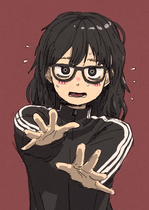 クラスの陽キャに可愛いと褒められて謙遜のあまり魔封波みたいになるもっさり黒髪眼鏡