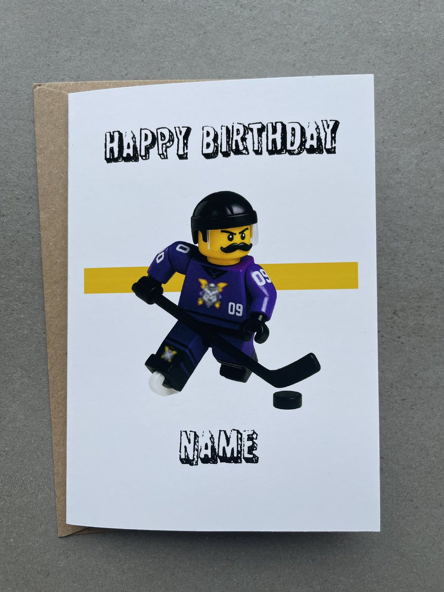 puckadesigns's tweet image. Ice Hockey Lego Birthday Card
Size A6
£2.99 only
Option to personalise 

#steelers #icehockey #wearestorm #cardiffdevils #uppagiants 

puckadesigns.etsy.com
