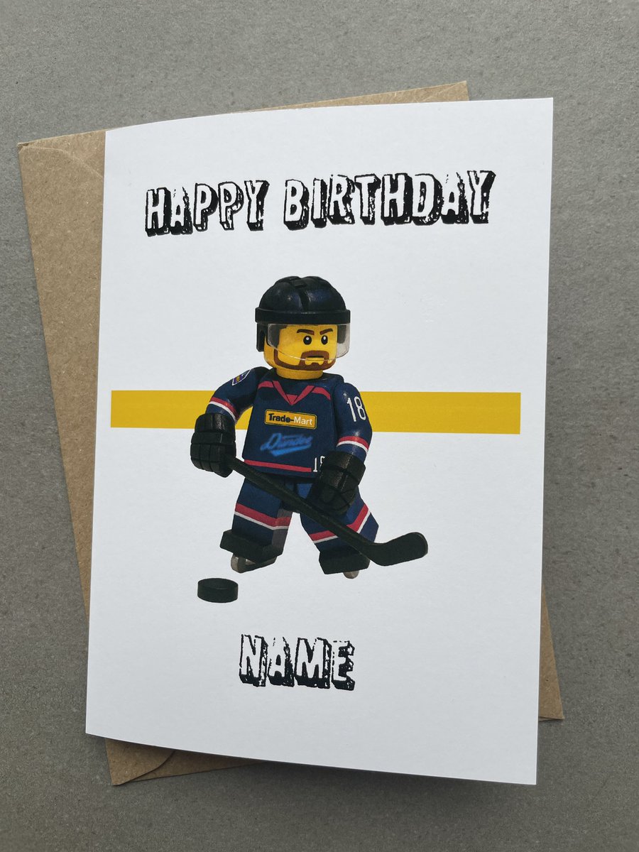 puckadesigns's tweet image. Ice Hockey Lego Birthday Card
Size A6
£2.99 only
Option to personalise 

#steelers #icehockey #wearestorm #cardiffdevils #uppagiants 

puckadesigns.etsy.com