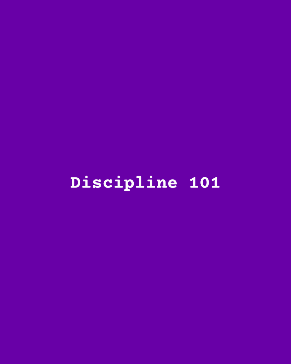 DISCIPLINE 101: A class in Consistency
🔗 : unsrsmag.substack.com/p/welcome-to-d…