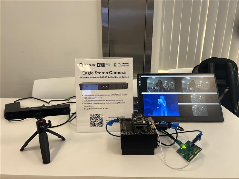 inc_leopard's tweet image. We’re excited to showcase our imaging solutions powered by ST to customers together with our partner @ST_World  and @ FutureElectronics

✨ Live demos featured:
→ 5MP Stereo Camera Eagle [LI-VB1940-GM2C-137H]
→ IoT &amp;amp; Smart City Cameras by @AglaiaSense 

A big thank you to our…