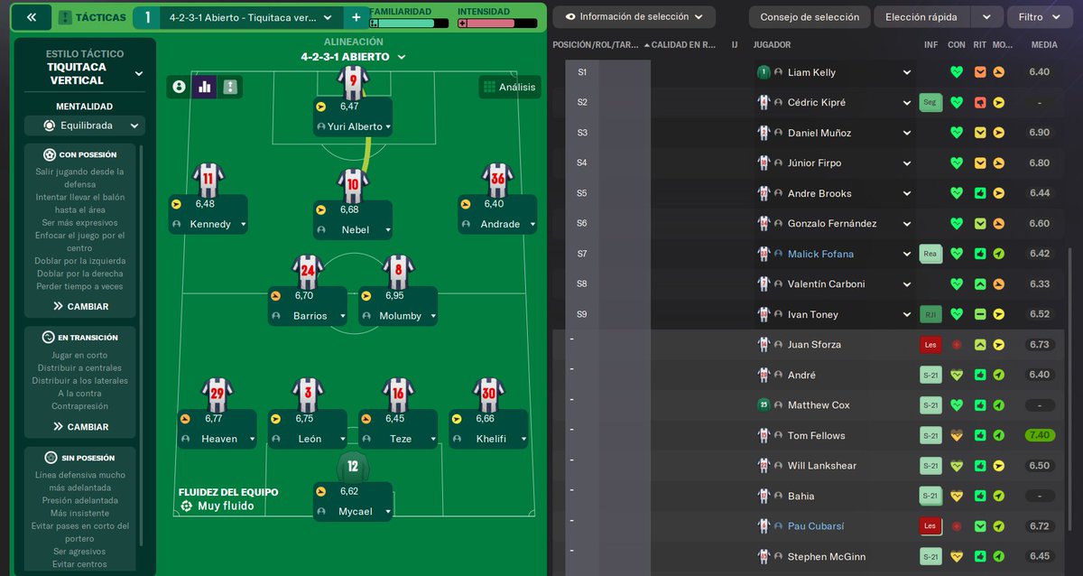 augux18's tweet photo. Gordos, agarré al West Brom y lo ascendí segundo con 95pt, ahora en la Premier 5/5 derrotas y afuera en Carabao vs un equipo de Le. Two. Mi equipo? Todos jugadores -28 años con buen potencial pero evidentemente bajo presente para la liga, alguna recomendación para q no me rajen? https://t.co/97WEZqeOy7