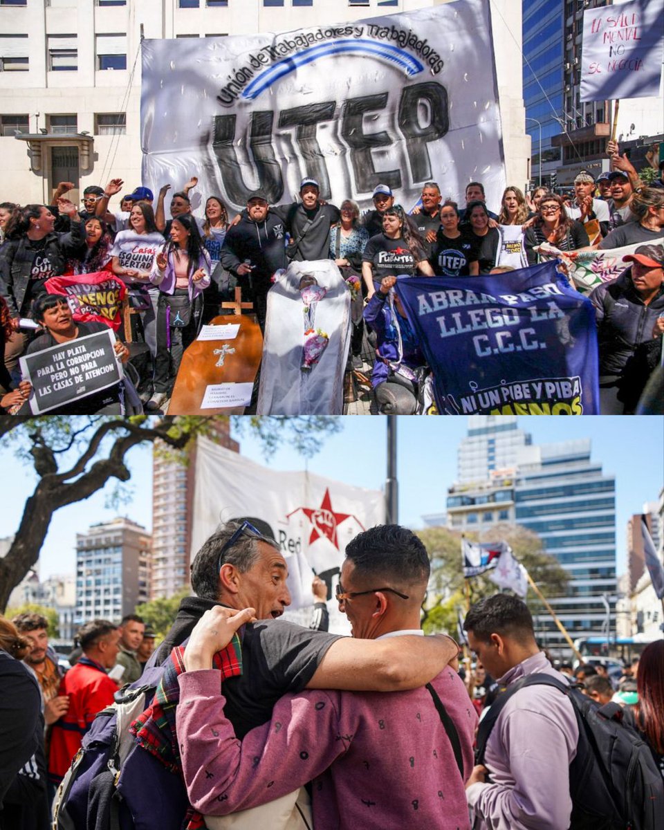 Hoy fuimos al Ministerio de Salud como inicio de un plan de lucha frente al anuncio de cierre de CAACs.
Los espacios que trabajan con los pibes y las pibas en consumo no son variable de ajuste. Ajustar esta política es habilitar el avance del narco.