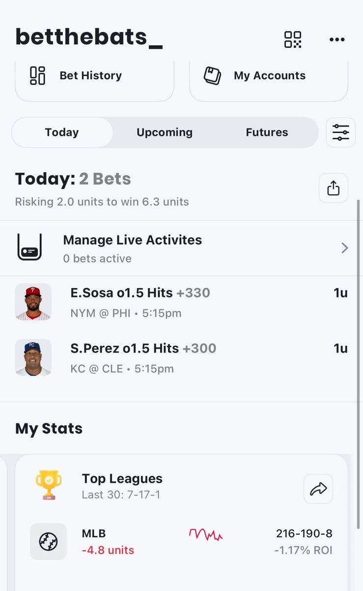BetTheBats's tweet photo. We’ve got plays today! Let’s boost your bankroll for football season 🔒 https://t.co/3O5rcPIws3