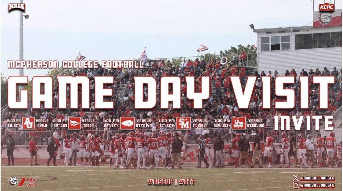 Thank you <a href="/MAC_Bulldogs/">McPherson Athletics</a> for the game invite 🔥<a href="/CoachWhiteDB1/">Coach White</a> <a href="/CoachJFisc/">Coach Fiscus</a> <a href="/806hsscmedia/">Jasone Pearson</a>