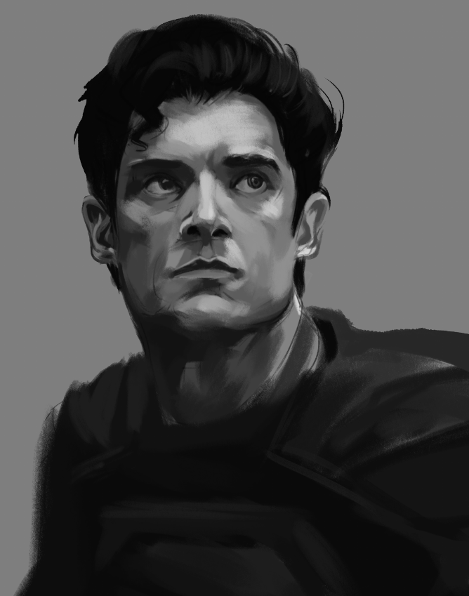 experimental Superman sketches