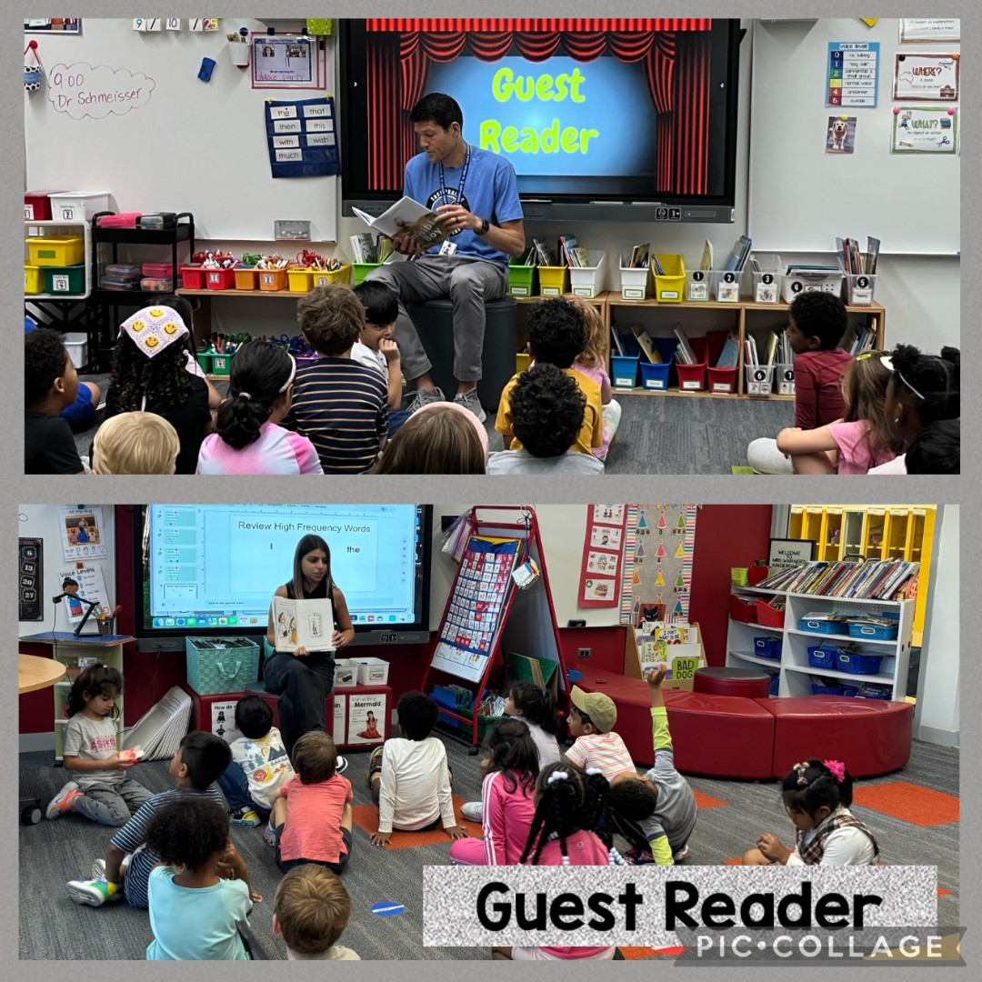 A big thank you to Dr. Schmeisser and Mrs. Butera for being our guest readers this week in our primary classrooms! Our students absolutely loved listening to great stories read by our amazing admin team.