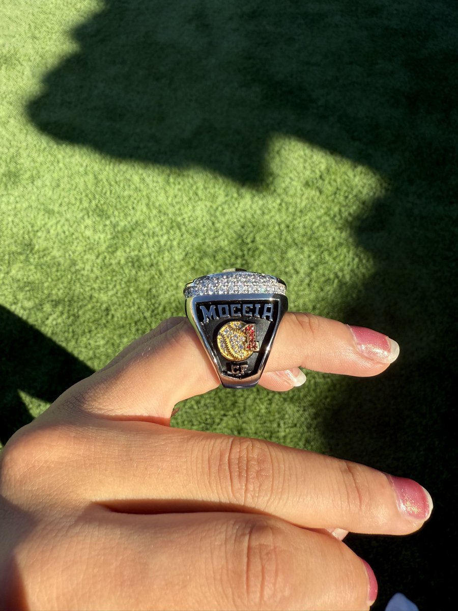On Sunday <a href="/AddieMoccia2026/">Addie Moccia</a> &amp; her <a href="/cen10chs/">Centennial High School</a> teammates received their state championship rings!!  30-0